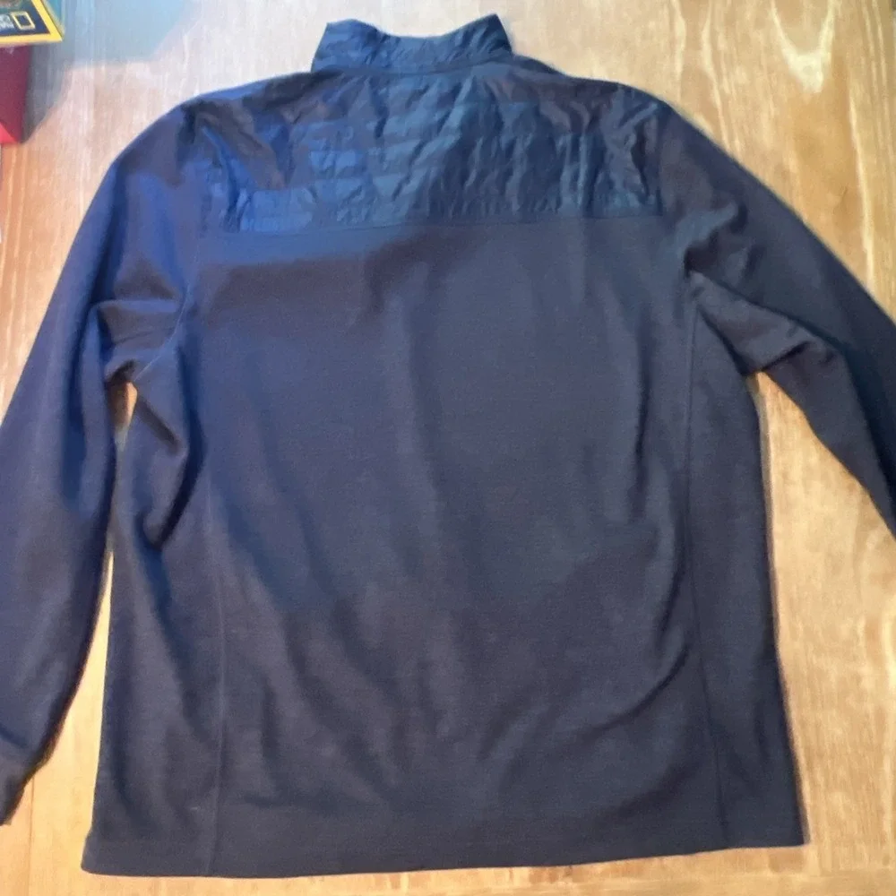 Southern Tide to Trail‎ Quarter Zip Pullover Sweater Men Large Navy Blue Pockets